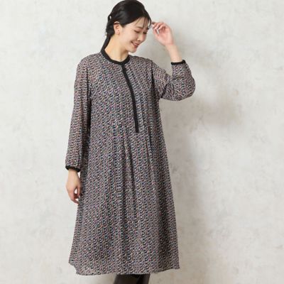 試着程度　23区 大きいサイズ 46定価36000円 4L 洗えるワンピース 洗える】ウールミルドジャージー ワンピース（OPWWCW0430