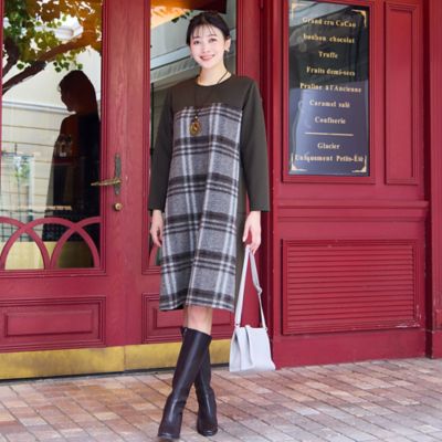 WEB限定カラーあり・3L／4Lサイズあり】スライバーチェック