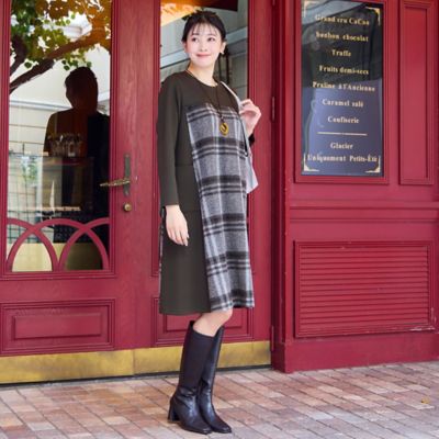 WEB限定カラーあり・3L／4Lサイズあり】スライバーチェック