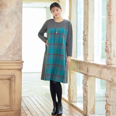 WEB限定カラーあり・3L／4Lサイズあり】スライバーチェック