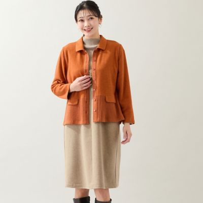 ミゼール（missel）/【3L/4Lサイズあり】綿混ジャージー レイヤード風ワンピース 3L／4Lサイズあり】綿混ジャージー レイヤード風ワンピース