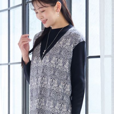 うさと　ワンピース 3L／4Lサイズあり】V＆A 兄弟うさぎ ワンピース