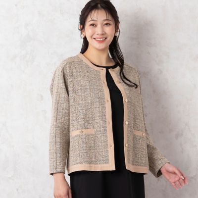 【激レア】モスキーノ　ジャケット　ツイード　ノーカラー　パール　装飾　40 楽天市場】セレモニージャケット フォーマル 東京ソワール