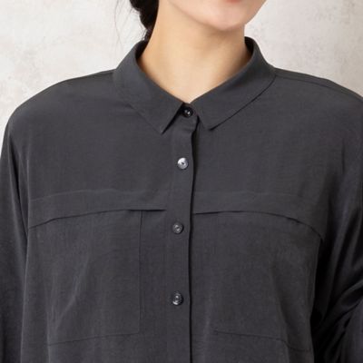 【洗える・接触冷感】Ｓｏａｌｏｎ　胸ポケット　フレアシャツ（２１０３２５０５）