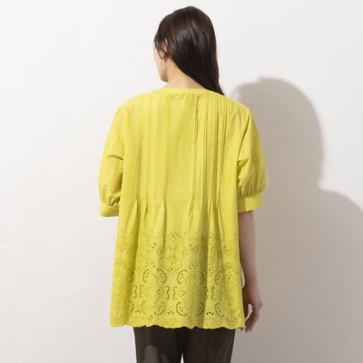 スカラップ刺繍ブラウス（21033378） | MISSEL/ミゼール