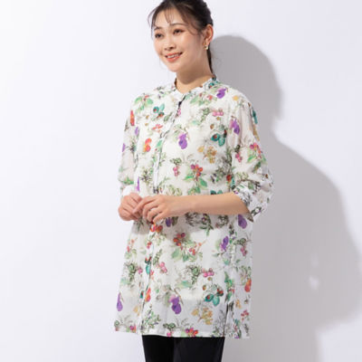 フルーツ柄 綿ローンシャツ（21033409） | ファッション・服 サルートF75ソング、ショーツＭ