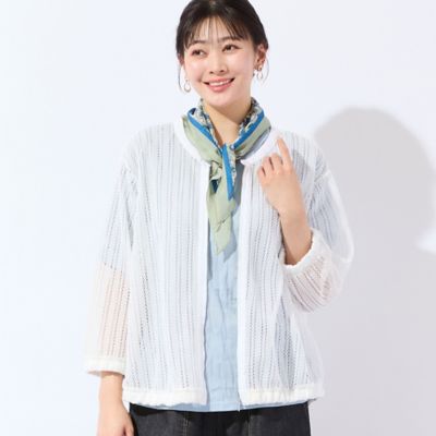 ＜MISSEL＞【洗える】レーシーブルゾン（２１０３３６０４）