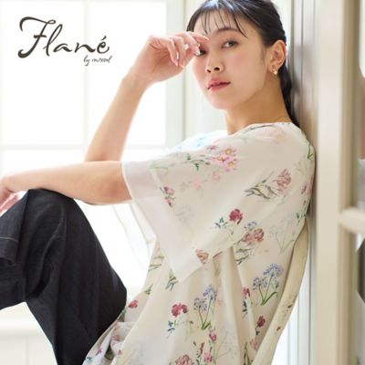 ＜MISSEL＞【洗える】ボタニカルフラワーブラウス（２１０３３６７７）