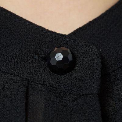【洗える・セットアップ可能・３Ｌ／４Ｌサイズあり】ジョーゼットロングブラウス（２１０３４５１８）
