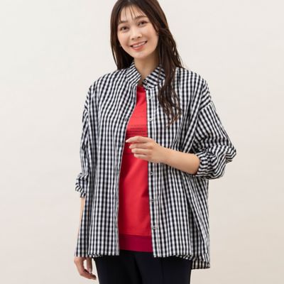 ＜MISSEL＞コットンギンガムシャツ（２１０３５３７６）