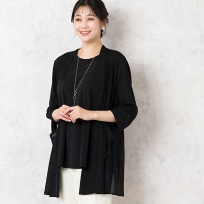 シフォンドッキングカーディガン（２１０３５４０５）