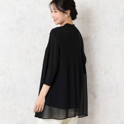 シフォンドッキングカーディガン（２１０３５４０５）