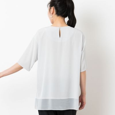 Ｓｏａｌｏｎ　バックへムシフォンプルオーバー（２１０３５４０９）