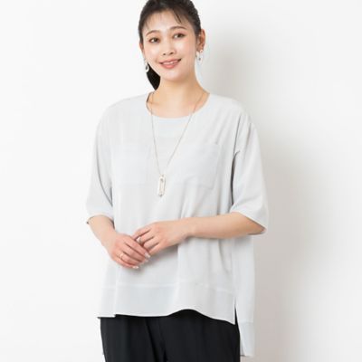 Ｓｏａｌｏｎ　バックへムシフォンプルオーバー（２１０３５４０９）