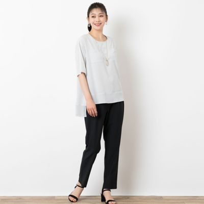 Ｓｏａｌｏｎ　バックへムシフォンプルオーバー（２１０３５４０９）
