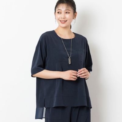 Ｓｏａｌｏｎ　バックへムシフォンプルオーバー（２１０３５４０９）
