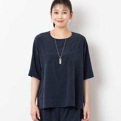 Ｓｏａｌｏｎ　バックへムシフォンプルオーバー（２１０３５４０９）