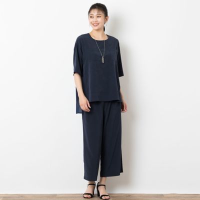 Ｓｏａｌｏｎ　バックへムシフォンプルオーバー（２１０３５４０９）