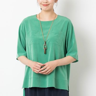 Ｓｏａｌｏｎ　バックへムシフォンプルオーバー（２１０３５４０９）