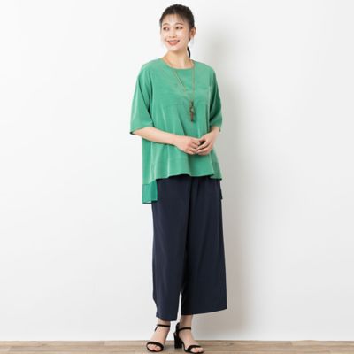 Ｓｏａｌｏｎ　バックへムシフォンプルオーバー（２１０３５４０９）