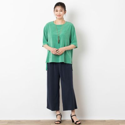 Ｓｏａｌｏｎ　バックへムシフォンプルオーバー（２１０３５４０９）