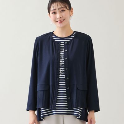 ＜MISSEL＞【洗える】ペプラムカーディガン（２１０３５５０９）