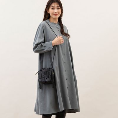 ＜MISSEL＞フレアシャツワンピース（２１０３６３５２）