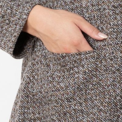 セットアップ可】起毛ツイル ペプラムジャケット（21036407