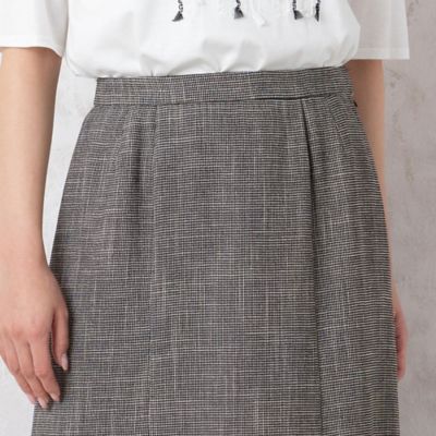カラミ　セミフレアスカート〔セットアップ対応〕（２１０４２４０１）
