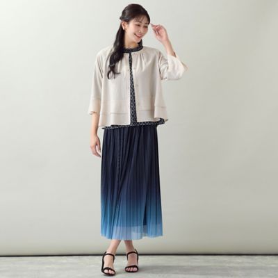 洗える・3Lサイズあり】グラデーションチュールスカート