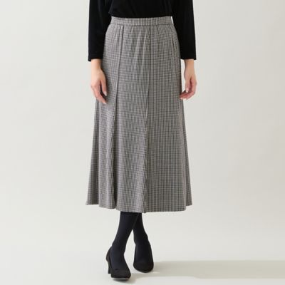 セットアップ可・3L／4Lサイズあり】千鳥柄スカート