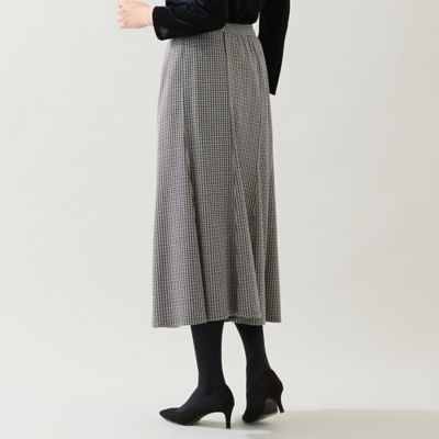 セットアップ可・3L／4Lサイズあり】千鳥柄スカート