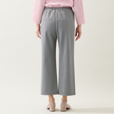 新品未使用品 定価約3万円 カステルバジャック 千鳥柄 パンツ イージーパンツ 洗える・日本製・3L／4Lサイズあり】千鳥柄イージーパンツ