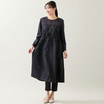 洗える・すぐ乾く時短素材・L～4Lサイズ】裾スリットスリムパンツ