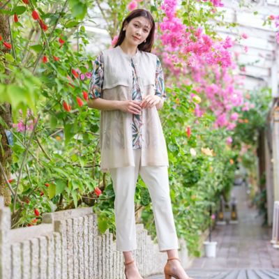 〔ＤＲＹ＆ＣＯＯＬ〕快適クロップドパンツ（２１０５３４０８）