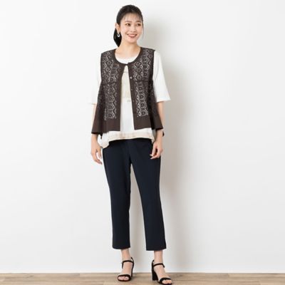 〔ＤＲＹ＆ＣＯＯＬ〕快適クロップドパンツ（２１０５３４０８）