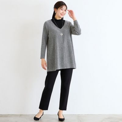 保温性・洗える・セットアップ可・L～4Lサイズ】ストレートパンツ