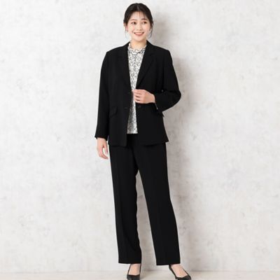 ブラックフォーマル　センタープレスパンツ【４Ｌサイズあり】【セットアップ可】（２１０５６４３１）