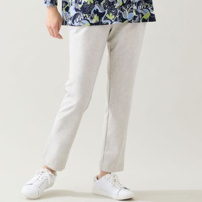 暖かパンツ・洗える・日本製・3L／4Lサイズ】デニム柄裏起毛パンツ