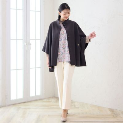 あったか素材・洗える・3L／4Lサイズあり】両面起毛ピンタック