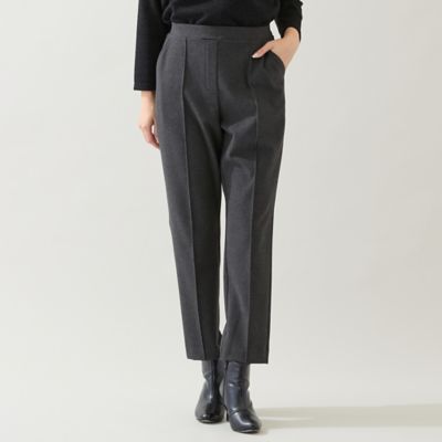 ミゼール（missel）/【あったか素材・洗える・3L/4Lサイズあり】両面起毛ピンタックパンツ あったか素材・洗える・3L／4Lサイズあり】両面起毛ピンタック