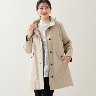 ＜MISSEL＞【ＷＥＢ先行販売・ライナー取り外し可・３Ｌ／４Ｌサイズあり】スタンドカラーコート（２１０７１６０１）