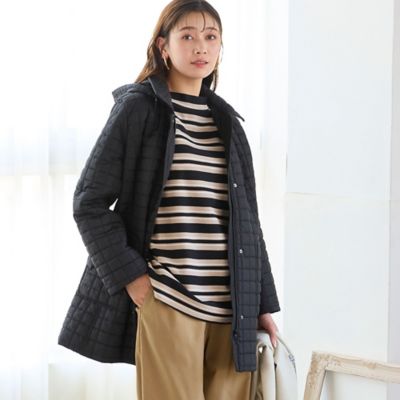 ＜MISSEL＞中綿キルトコート〔フード取り外し可〕（２１０７６３３２）