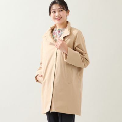 軽量・中綿キルトつき・3L／4Lサイズあり】スタンドカラーコート
