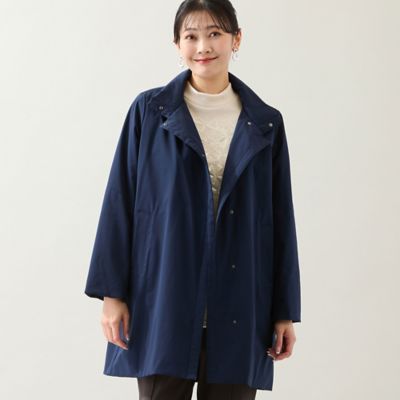 軽量・中綿キルトつき・3L／4Lサイズあり】スタンドカラーコート