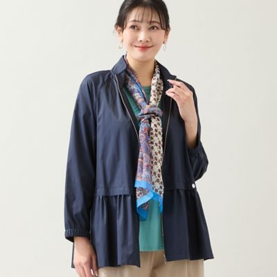 花粉対策・3Lサイズあり】ペプラムジャケット（21102603