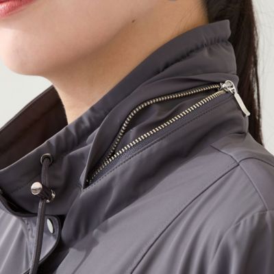 快適ストレッチ・3L／4Lサイズあり】フード内蔵 ライトジャケット