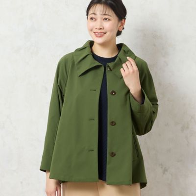 【美品】ポルテ　ジャンパー　サイズM 3L／4Lサイズあり】ポプリンAラインジャケット