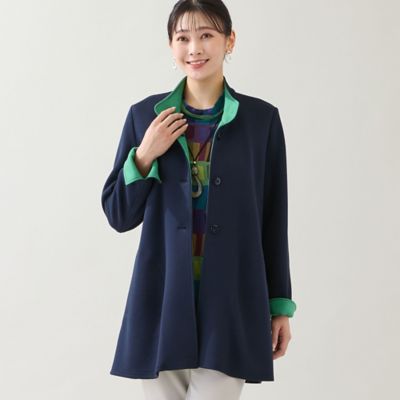 3L／4Lサイズあり】ソフトダンボールニット ジャケット