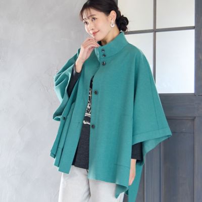 毎年人気】ハイネックケープジャケット（21106505） | MISSEL